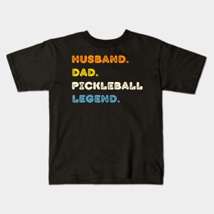 Pickle Ball Dad Team Gear  Player Pickleball Kids T-Shirt